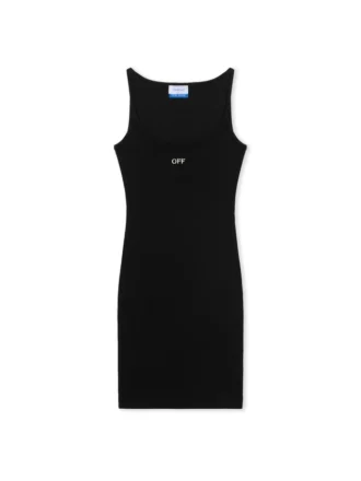 Vestido sin mangas de canalé Off Stamp
