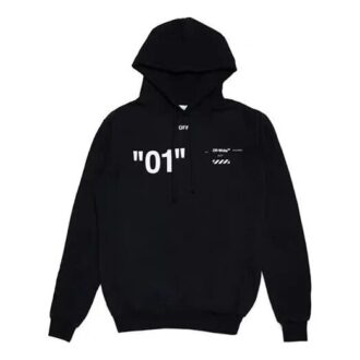 Virgil Abloh 01 Dingonal Alphabet Numeric Printing Loose Version Negro