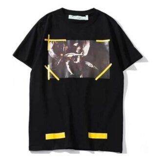 Virgil Abloh con estampado, versión de Pantalones Cortos, negro