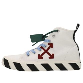Vulcanized Mid-Top «Blanco, Borgoña, Azul, Negro»