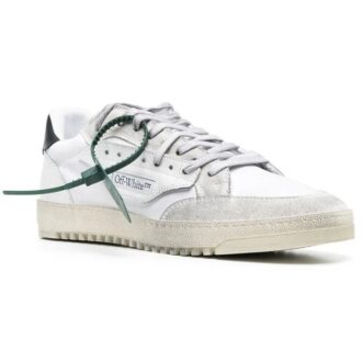 Zapatilla baja desgastada Vulcanized 5.0 «Blanco Negro»