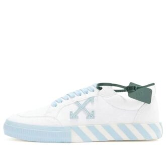 Zapatilla baja Vulcanized «White Blue»