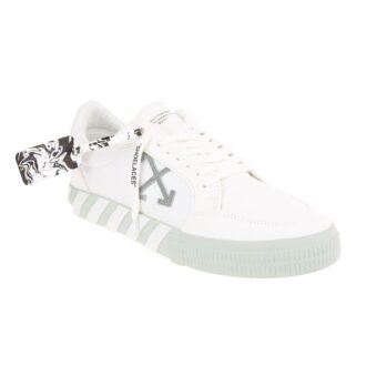 Zapatilla de lona Vulcanized baja «Blanco Verde»