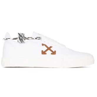 Zapatillas bajas casual vulcanizadas blancas