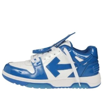 Zapatillas bajas de charol Out Of Office «Azul-Blanco»