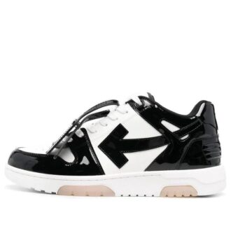 Zapatillas bajas de charol Out Of Office «Black White»