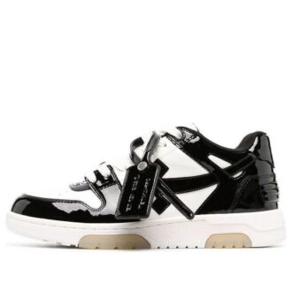 Zapatillas bajas de charol Out Of Office «Black White»