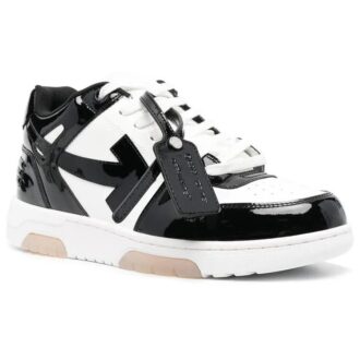 Zapatillas bajas de charol Out Of Office «Black White»
